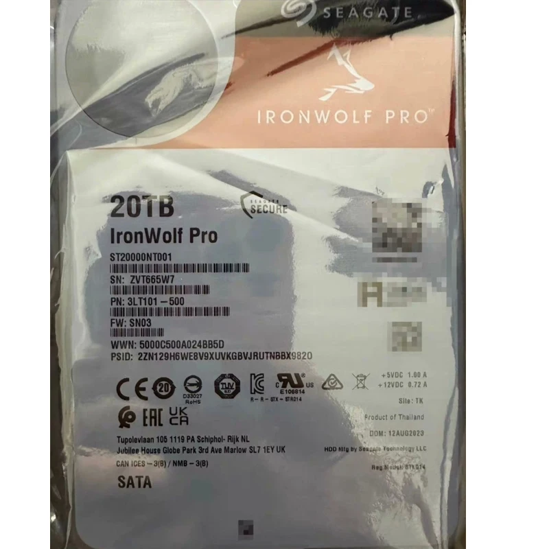 FOR Seagate Pro 20TB Internal 7200RPM 3.5