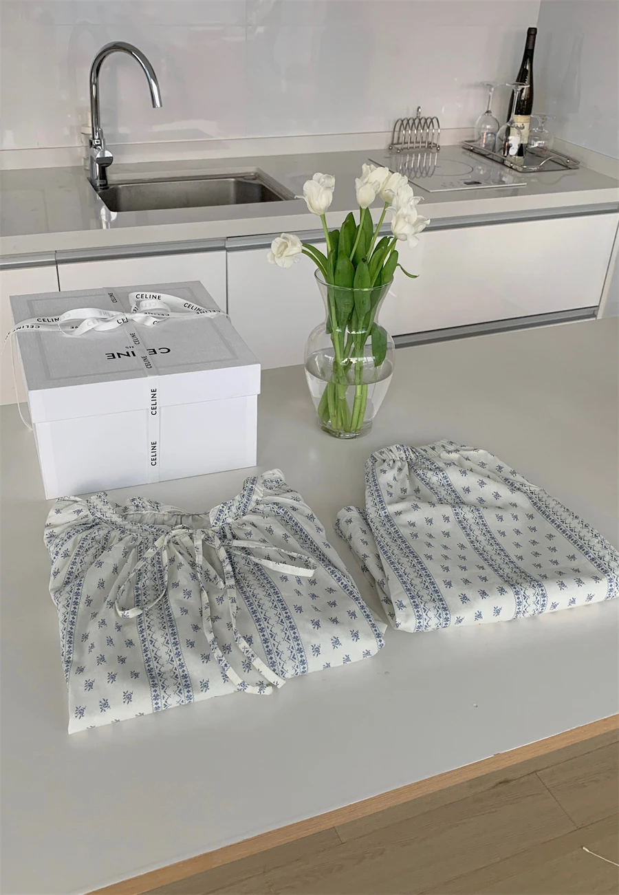 Spring Summer pajamas, sleeping pajamas, women's pajamas, women's pajamas set, new women's pajamas, two-piece set, homewear, Women's Underwear