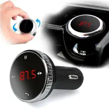

1pcs Portable Bluetooth Handsfree Car Kit FM Transmitter Modulator Car MP3 Player Wireless Bluetooth Car Audio Receiver Adapter