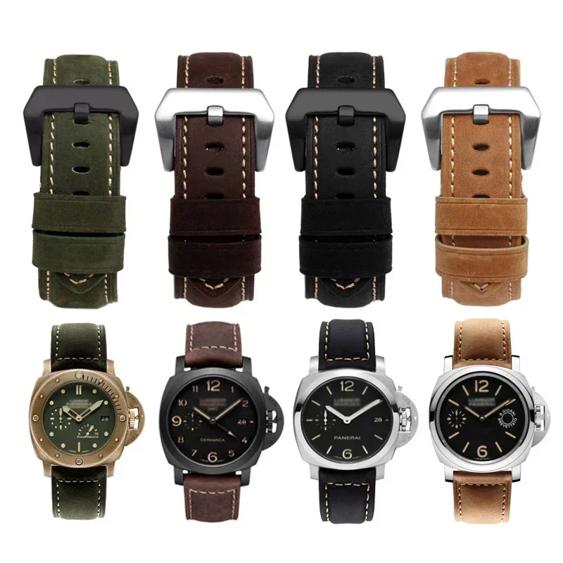 Quick Release Genuine Leather Straps - Premium Retro Band