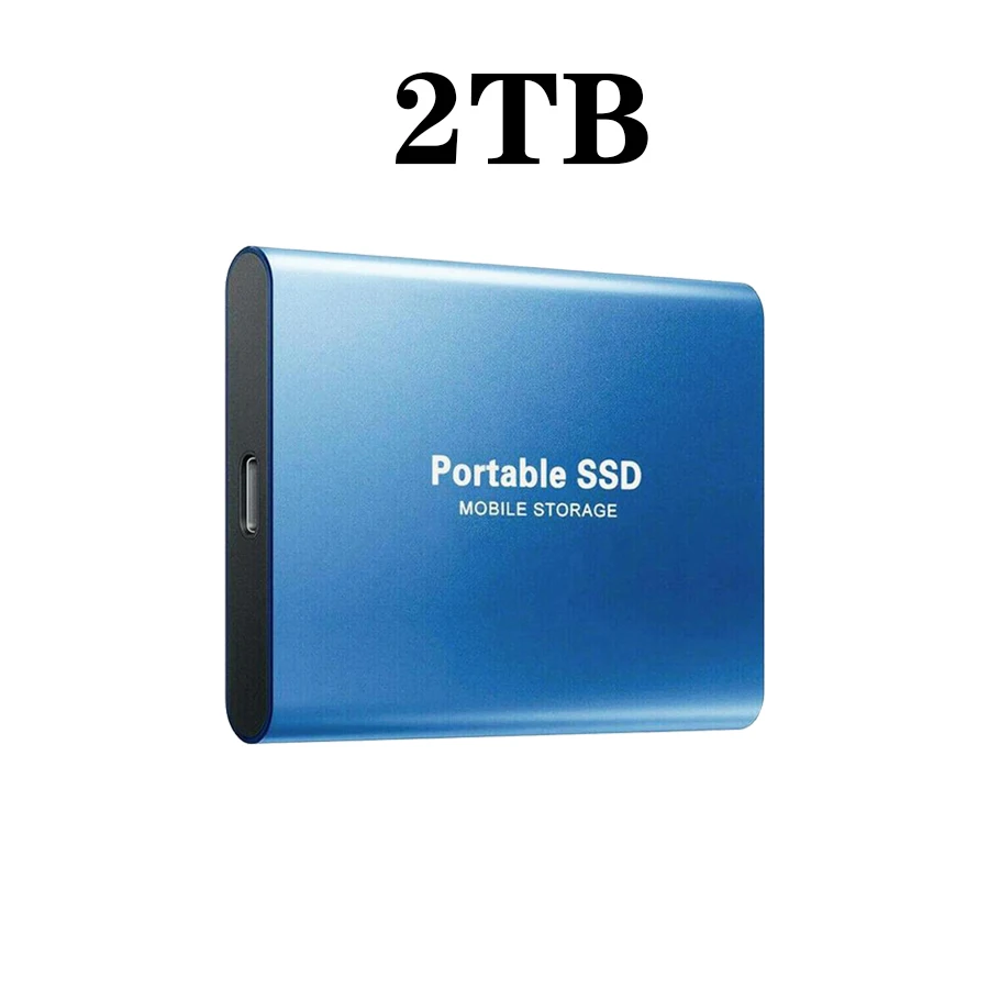 Portable High-capacity Mini SSD 16TB USB3.1Type-C Interface High-speed Hard Disk Metal Matte Surface Material External Hard Disk the best external drive External Hard Drives