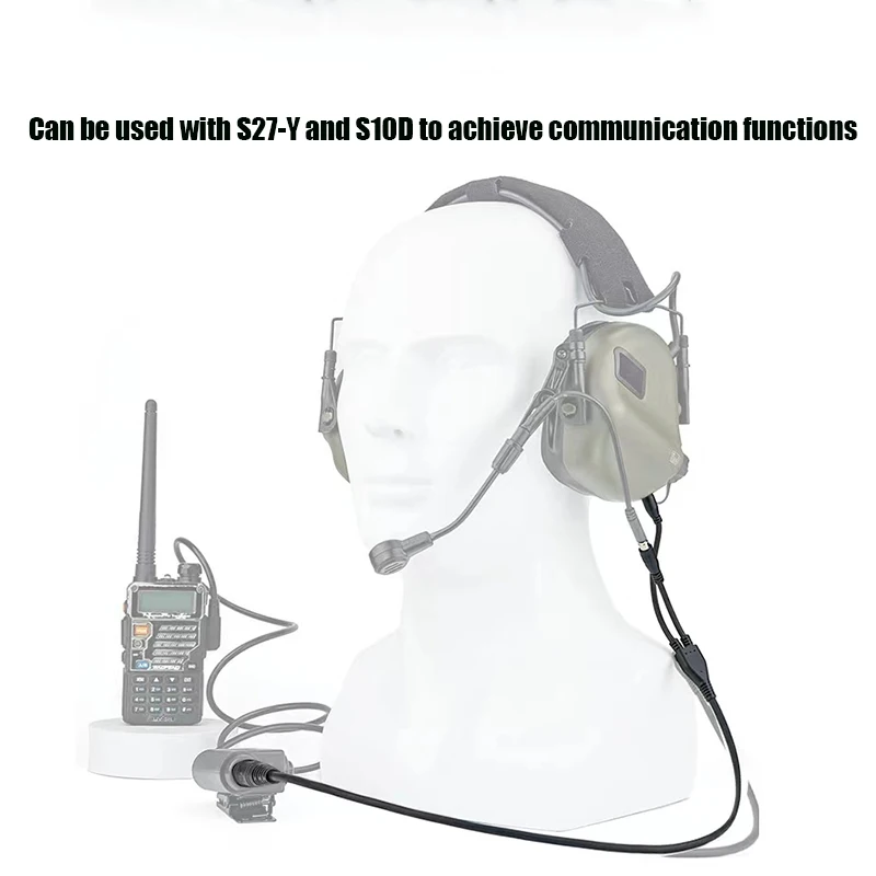 EARMOR Tactical Headset Adapter Military Communication Headset Adapter Due to the connection of M31, M31H Tactical Headset 4