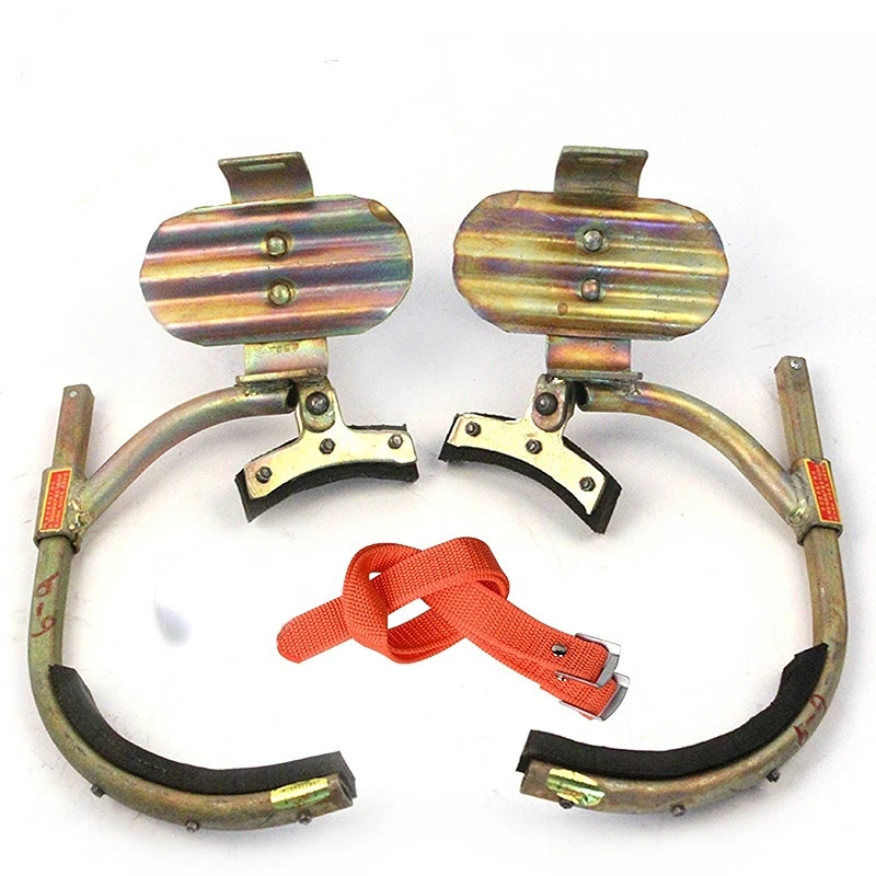 

Foot Buckle Climbing Equipment Electrician Pedal Cement Pole Pedal Climbing Wire Pole Climbing Iron Shoes Telecom Pole Foot Hook