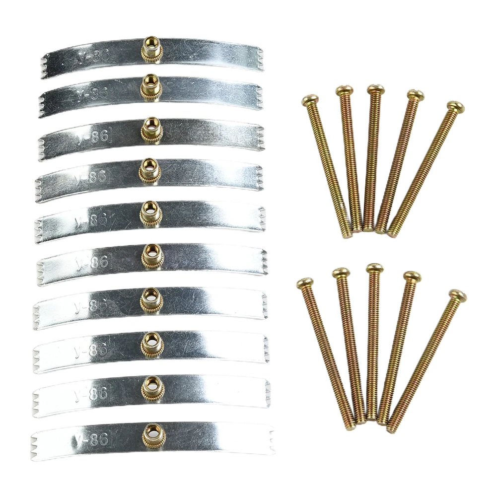 

10pcs Wall Box Repair Screw Steel Junction Fixed Socket Box Mount Switch Socket Screw Hook Resistant Corrosion Home Hardware