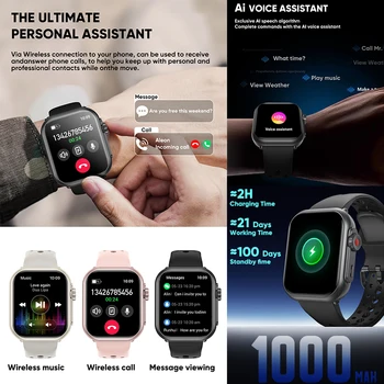 2025 nouvelle mode sport montre intelligente hommes femmes 1.85 pouces HD AMOLED plein écran tactile IP68 étanche Bluetooth appel montres intelligentes 2 2025 nouvelle mode sport montre intelligente hommes femmes 1.85 pouces HD AMOLED plein écran tactile IP68 étanche Bluetooth appel montres intelligentes 2