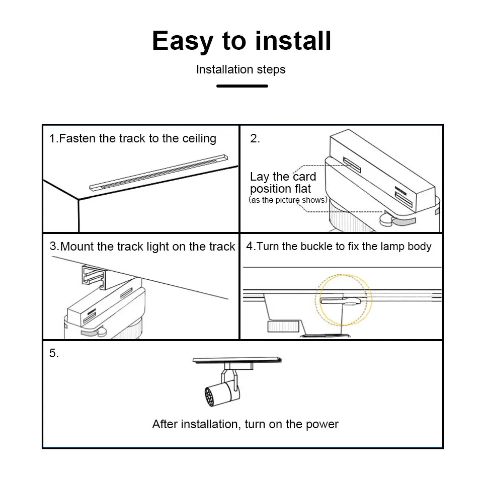 LED Track Light Spotlight AC175-265V 12W 20W 30W 40W Fixture COB Chip For Living Room Kitchen Room Home Store Decoration