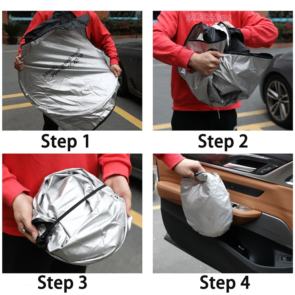 UV Protector Parasol Car Windshield Sun Shade Covers Front Window Sunscreen 90X190CM For Car Summer Sunshade Accessories