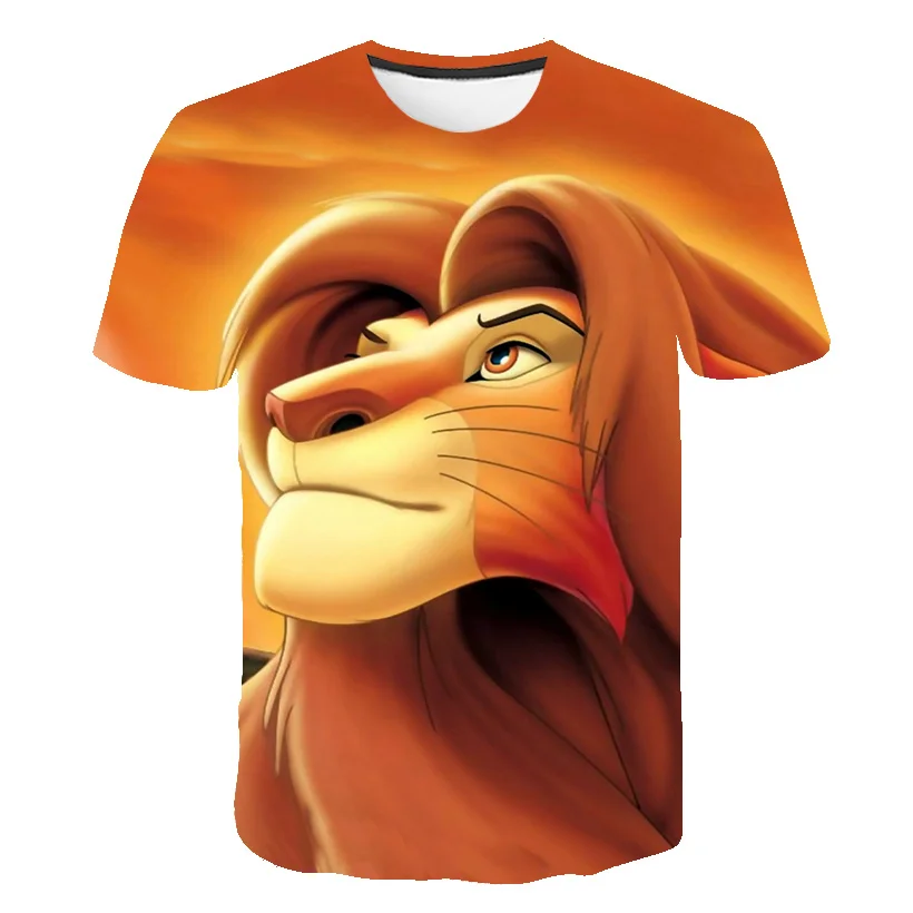 1-14Y Cartoon Print Baby Boys The Lion King T Shirt for Summer Boy