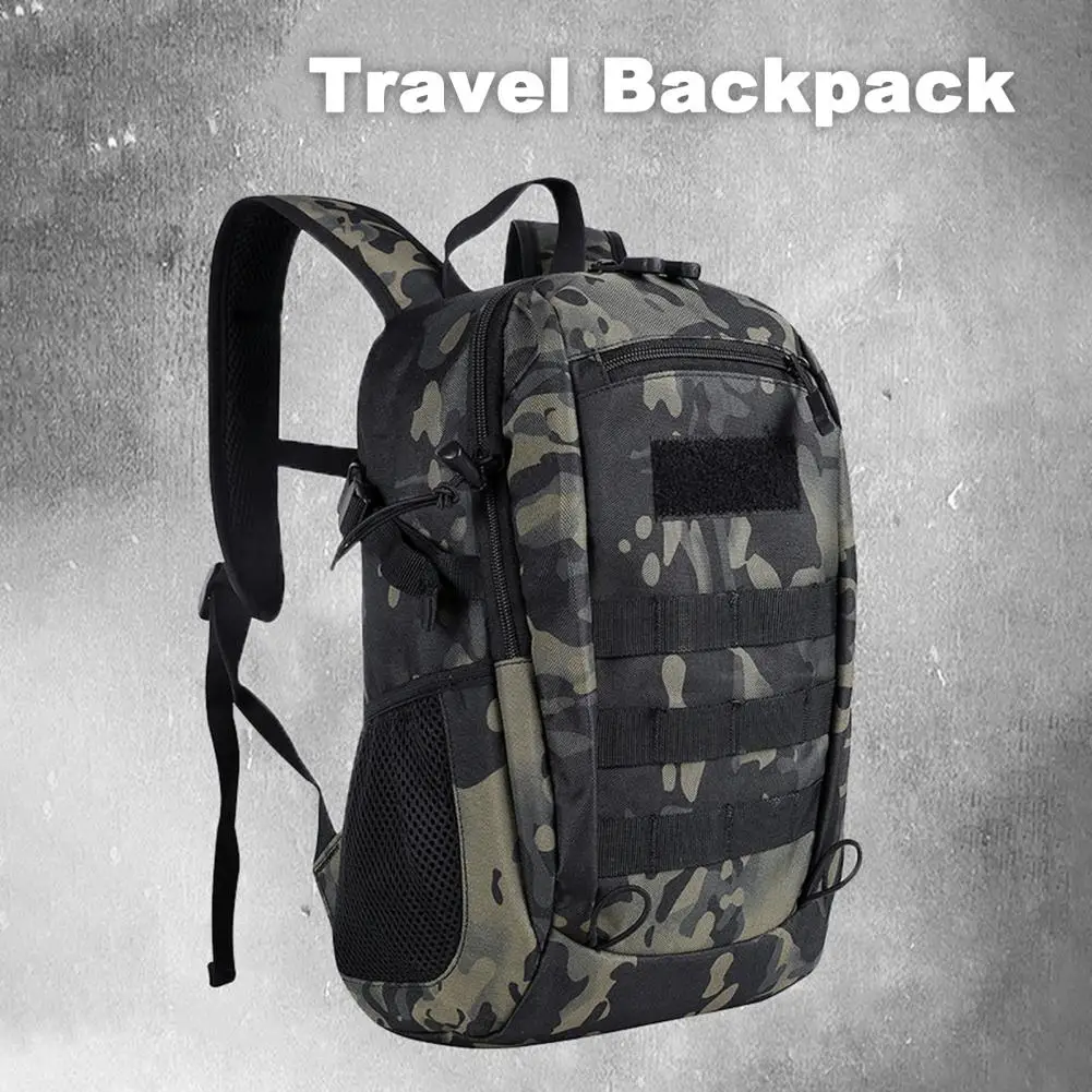 

Travel Backpack Ergonomic Waterproof Adjustable Buckle Portable Nylon 15L Breathable Comfortable Camping Rucksack For Outdoor