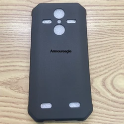 Ultra - Thin Black Matte Soft TPU Phone Case - Protective Silicone Shell Guard for AGM A9 (1 black case)