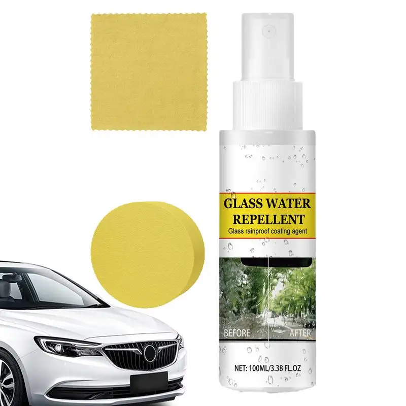 

Средство для спрея стекла, 100 мл, антизапотевание, раствор для защиты автомобиля от воды, спрей для покрытия мотоциклов, городских улиц, автомобилей