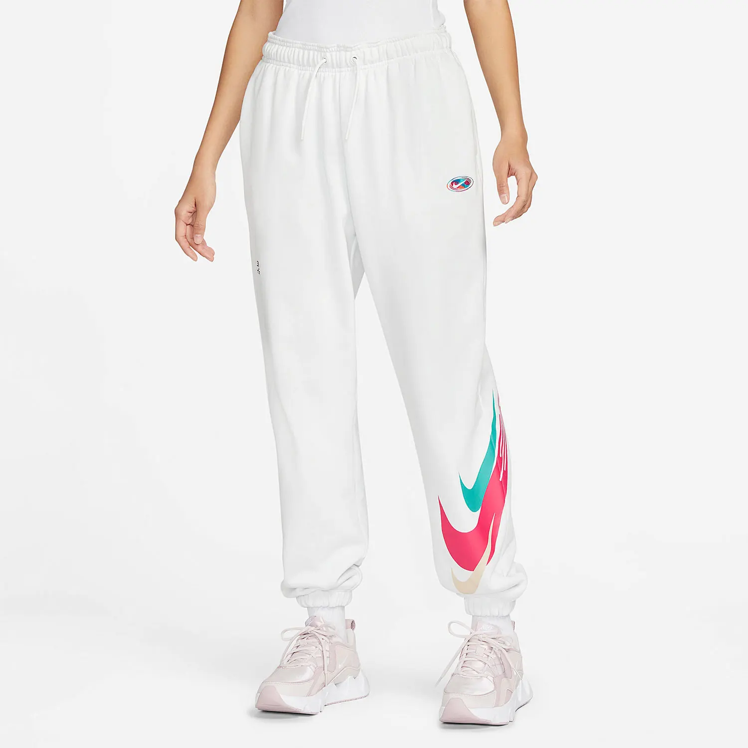 Nike Genuine Product ربيع جديد المرأة السراويل الرياضية متماسكة فضفاضة FD4799-121