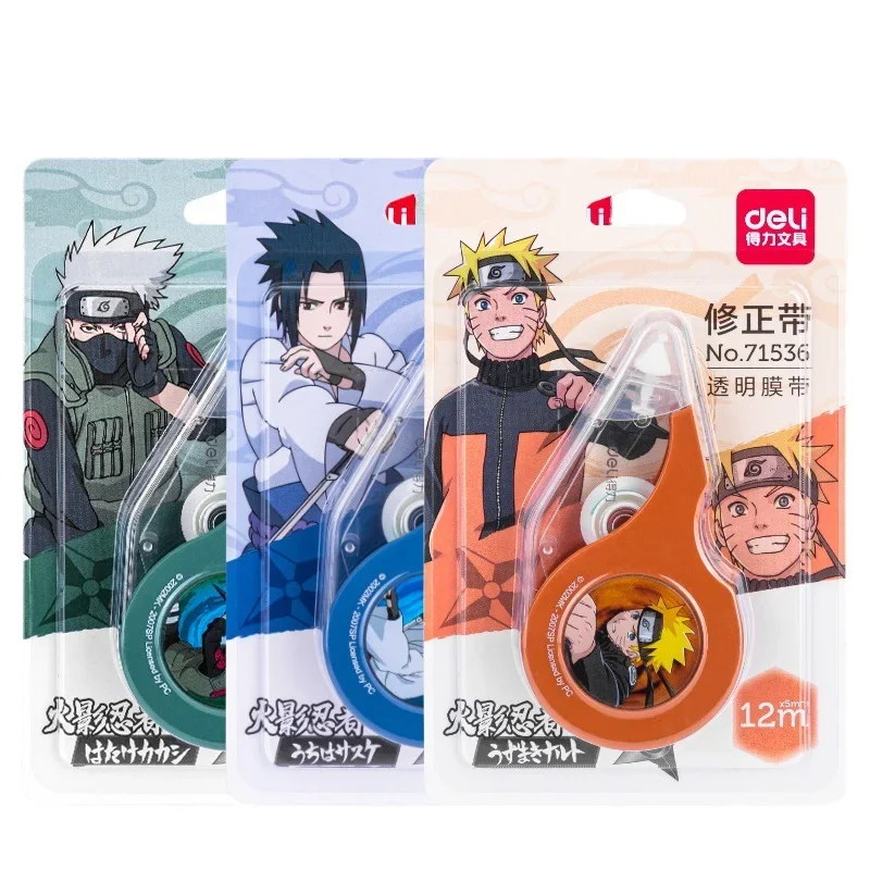 나루토 카카시 교정 테이프 휴대용 패션 단순 교정기 편지지 학습 학생 학교 사무용품 선물