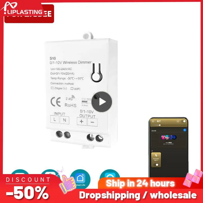 3.0 1-10V Dimmer Controller Tuya Smart Life App Telecomando Wireless Dimmer Switch Funziona Con Alexa Echo Home