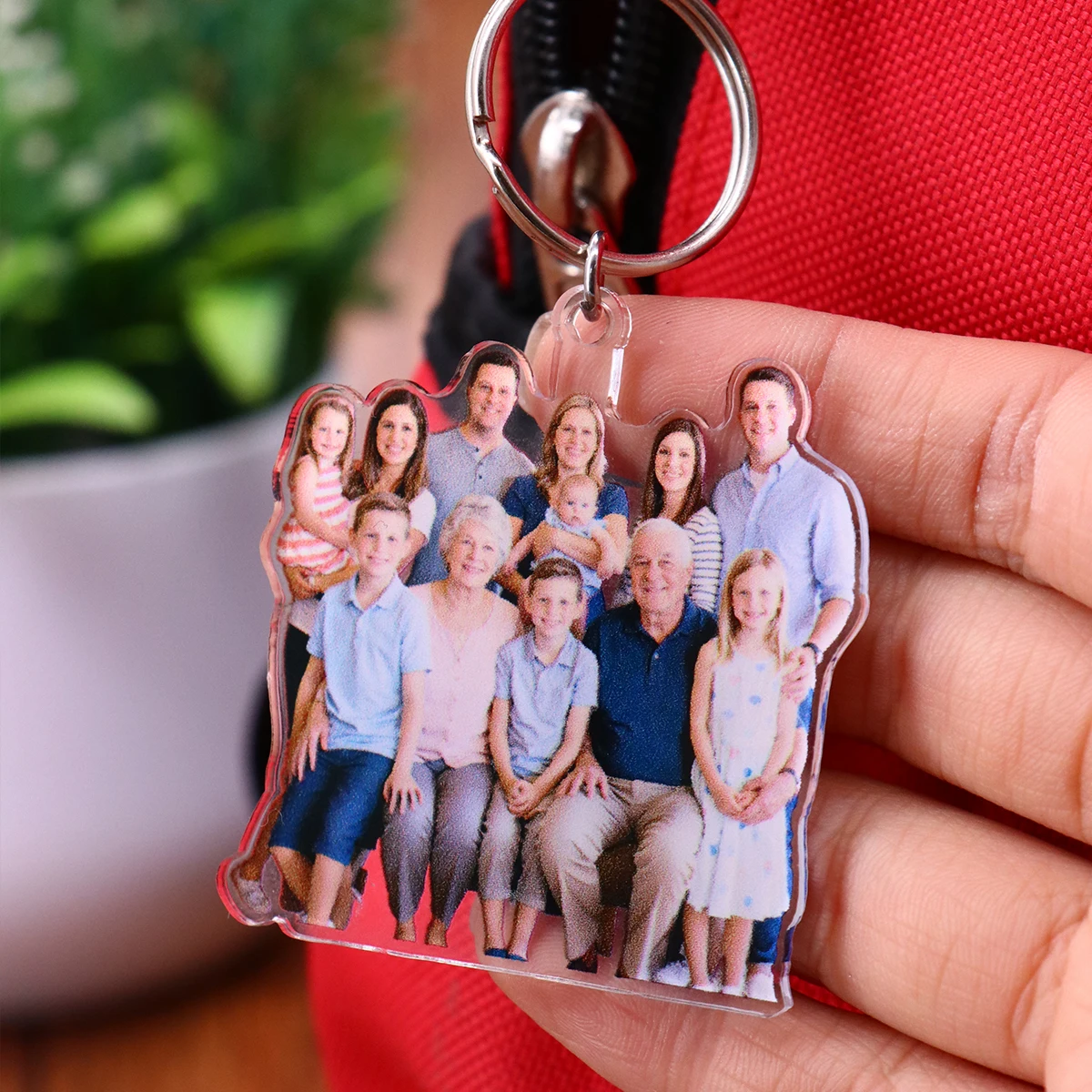 Personalized Minimalist Memory Keychain