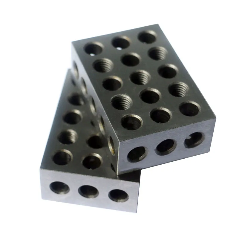 

Tools Block 23 Clamping Parallel Holes Precision Steel 2Pcs 23 Gauge Block Holes Block 1-2-3" 25-50-75mm Blocks