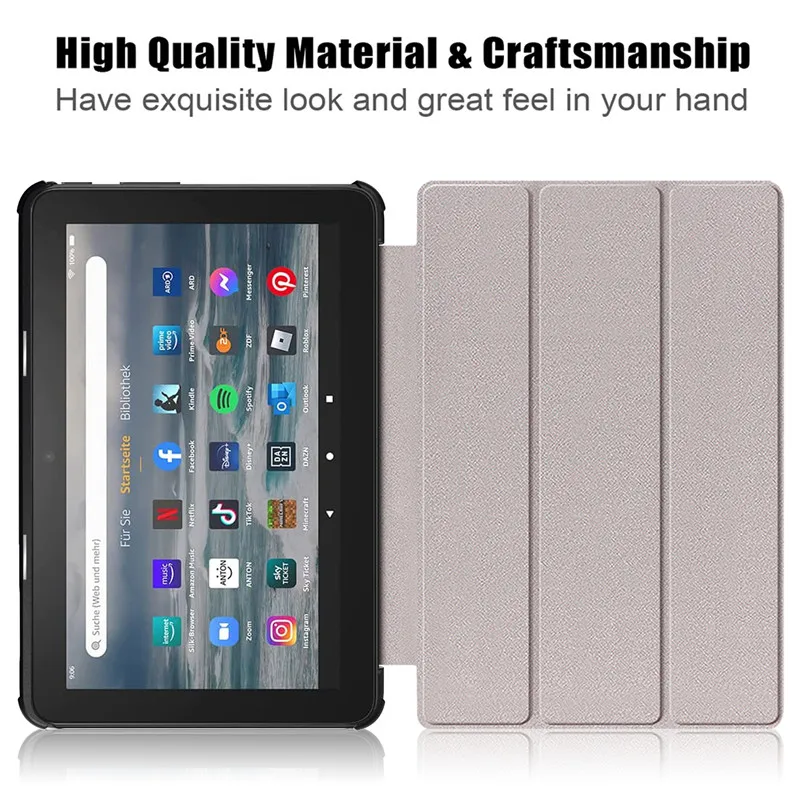 Funda Para Amazon Fire Hd 7 12th 12a 2022 Ok Color Azul | Meses Sin Interés - Foto 6