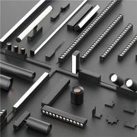 H6mm Ultra Thin Magnetic Track Light System 48V Living Room Ceiling Mount LED Ceiling Magnet Rail Lamp Spotlight Chandelier 1