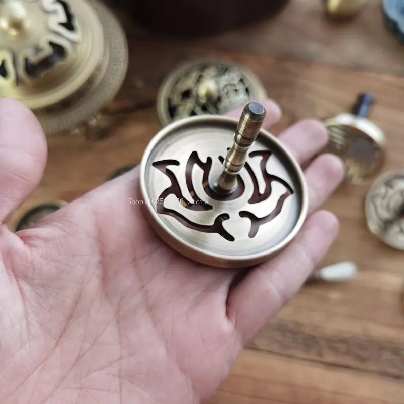 Incense Seal Tools Retro Pure Copper Incense Starter Set Incense Seal Burner Utensils DIY Household Indoor Seal Hit Tuo