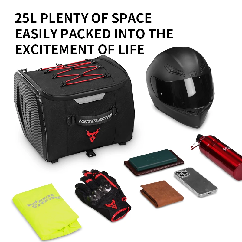 Motocentric 11-MC-0133-D Waterproof Helmet Bag High Capacity - Image 2