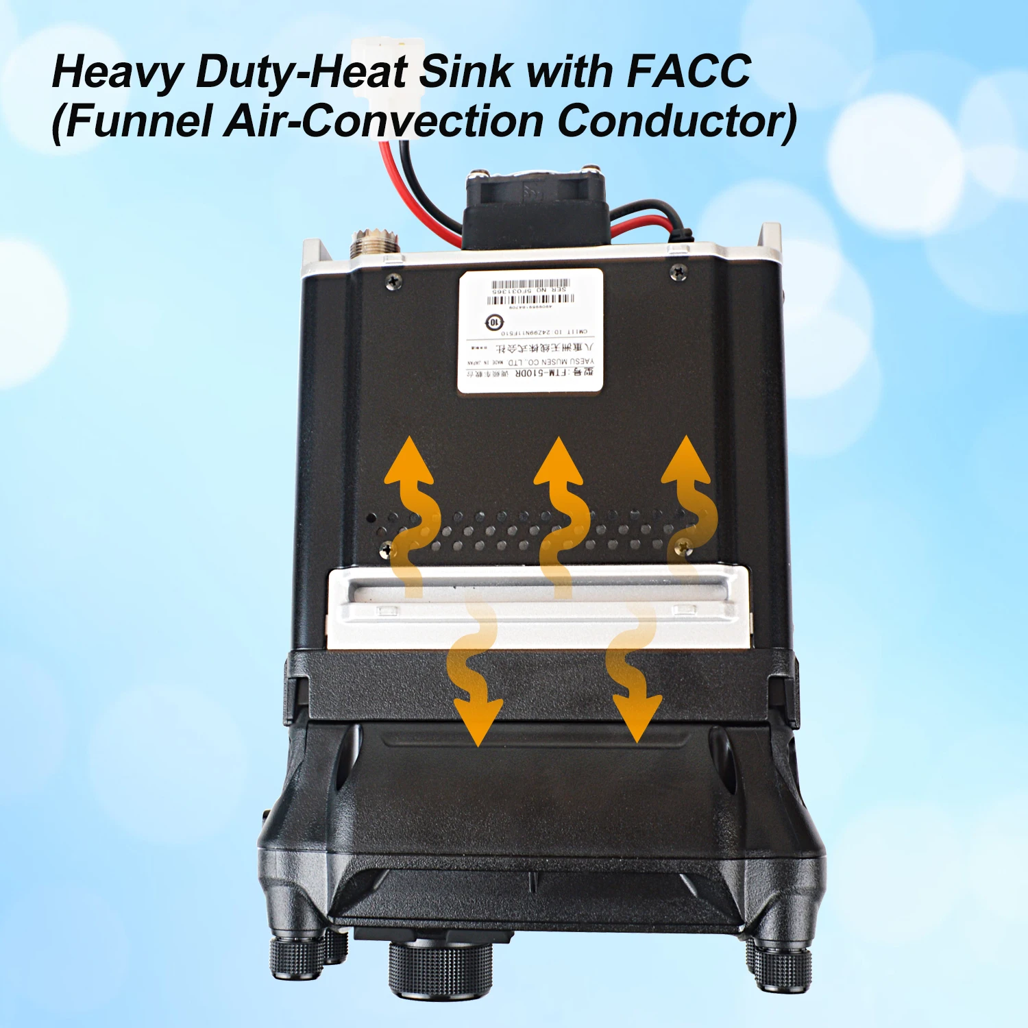 Walkie Talkie Yaesu FTM-510D ASP C4FM/FM 55/50W 144/430mhZ Dual