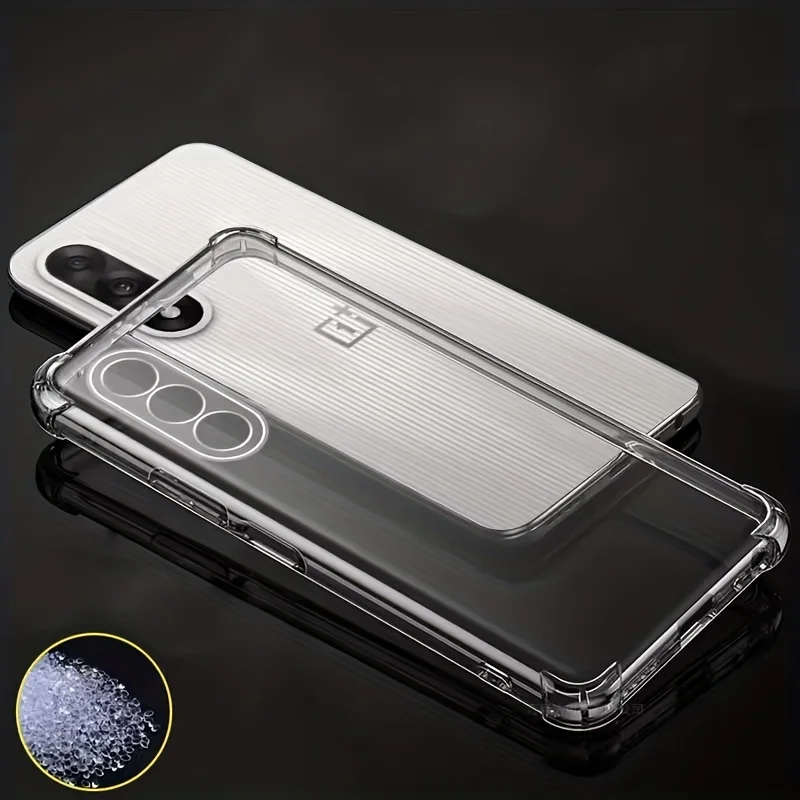 Ultra Soft Transparent Silicone Phone Case - Racing Back Clear Cover