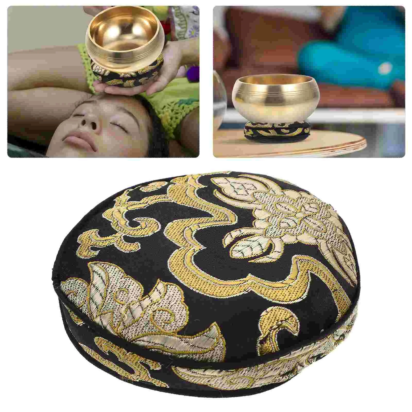 

Buddha Sound Bowl Pad Tibetan Singing Bowl Pad Bowl Cushion Buddhist Temple Furnishing Articles