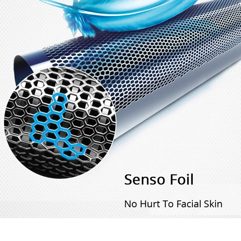 브라운 301S 남성용 전기 면도기, 3 플로팅 헤드 안전 면도, 충전식 방수 전기 호일 면도기 시리즈 3 블랙