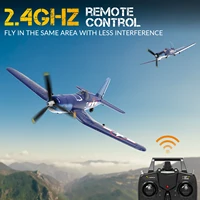 VolantexRC Mini F4U V2 EPP 400mm Wingspan 2.4G 4CH 6-Axis Gyro One Key Aerobatics XPilot Stabilization System RC Airplane Glider 1