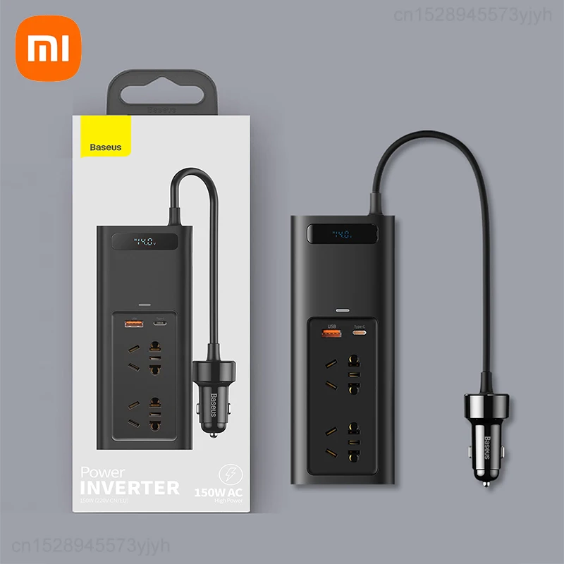 Автомобильный инвертор Xiaomi Baseus 12 В постоянного тока в 220 переменного |