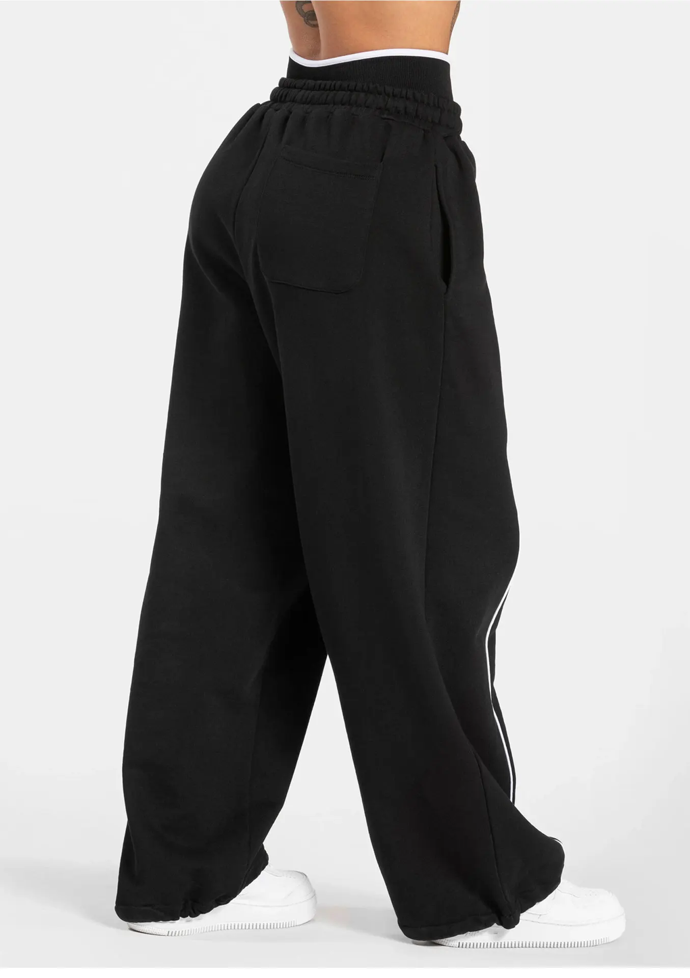 Pantalon Large Sport Femme avec Poches
