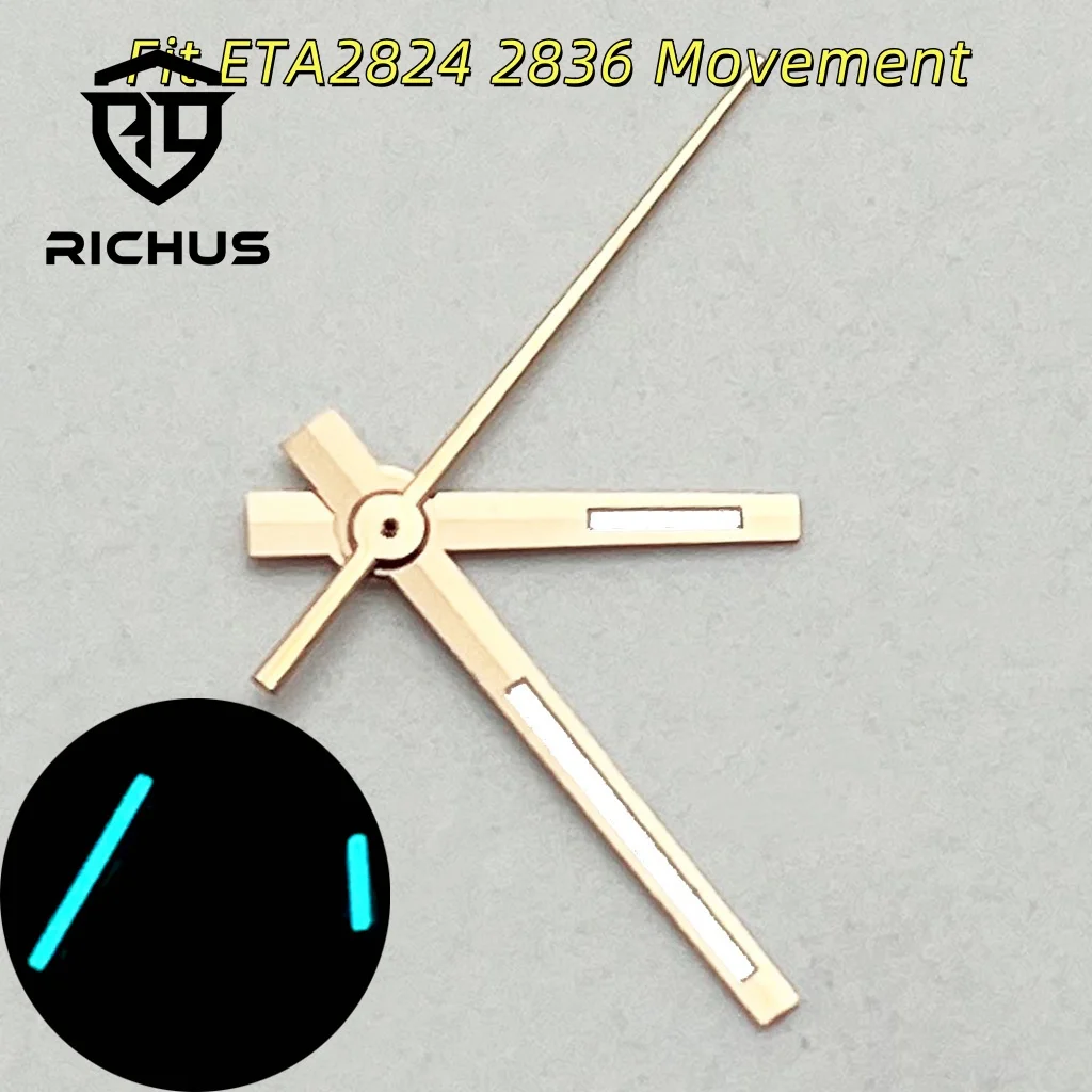 RICHUS Luminous Silver/Gold/Rose Gold Watch Hands