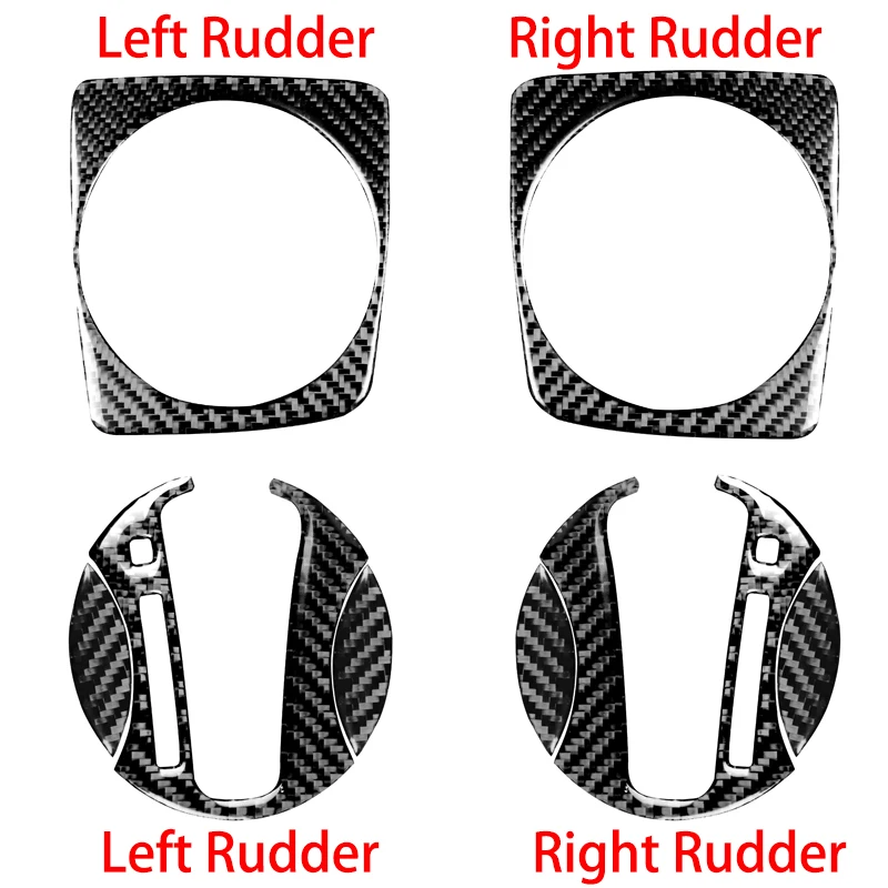 For Honda Civic 8 8th Gen 2006-2011 Car Stickers Carbon Fiber Interior Auto Gear Shift Panel Cover Trim Sticker Accessories - 5