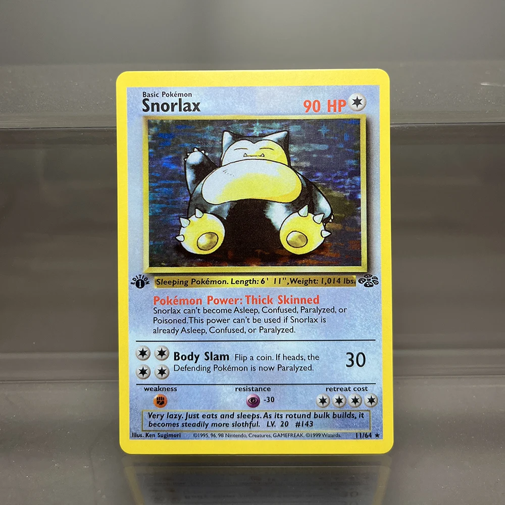 PKM Proxy Cards Jungle Classic 1996 1. Auflage Gyarados Magneton Cards Collection PTCG Jolteon Folienkarte (NG) – Detail 11