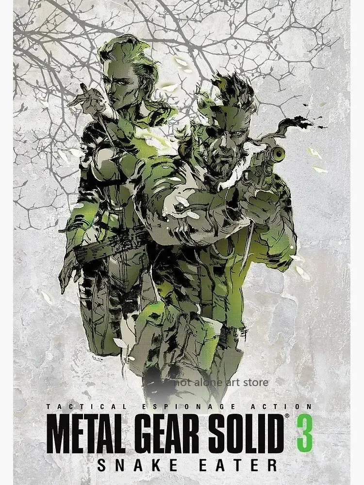 Metal Gear Solid Series Art Poster Canvas Painting - Home Decor Wall Print