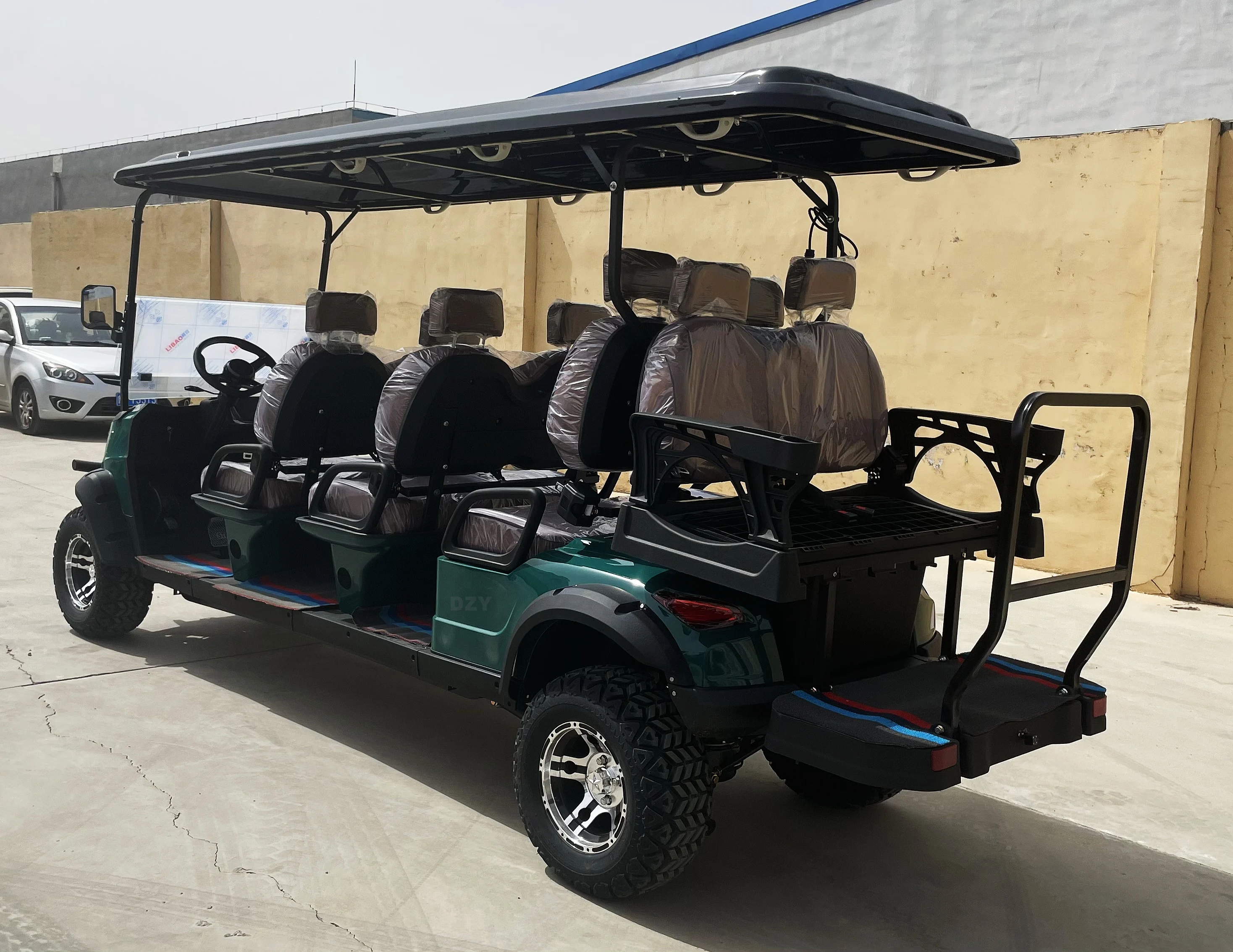 Chinese factory produces new 48V 2-seater electric golf cart off-road vehicle with free customization colors