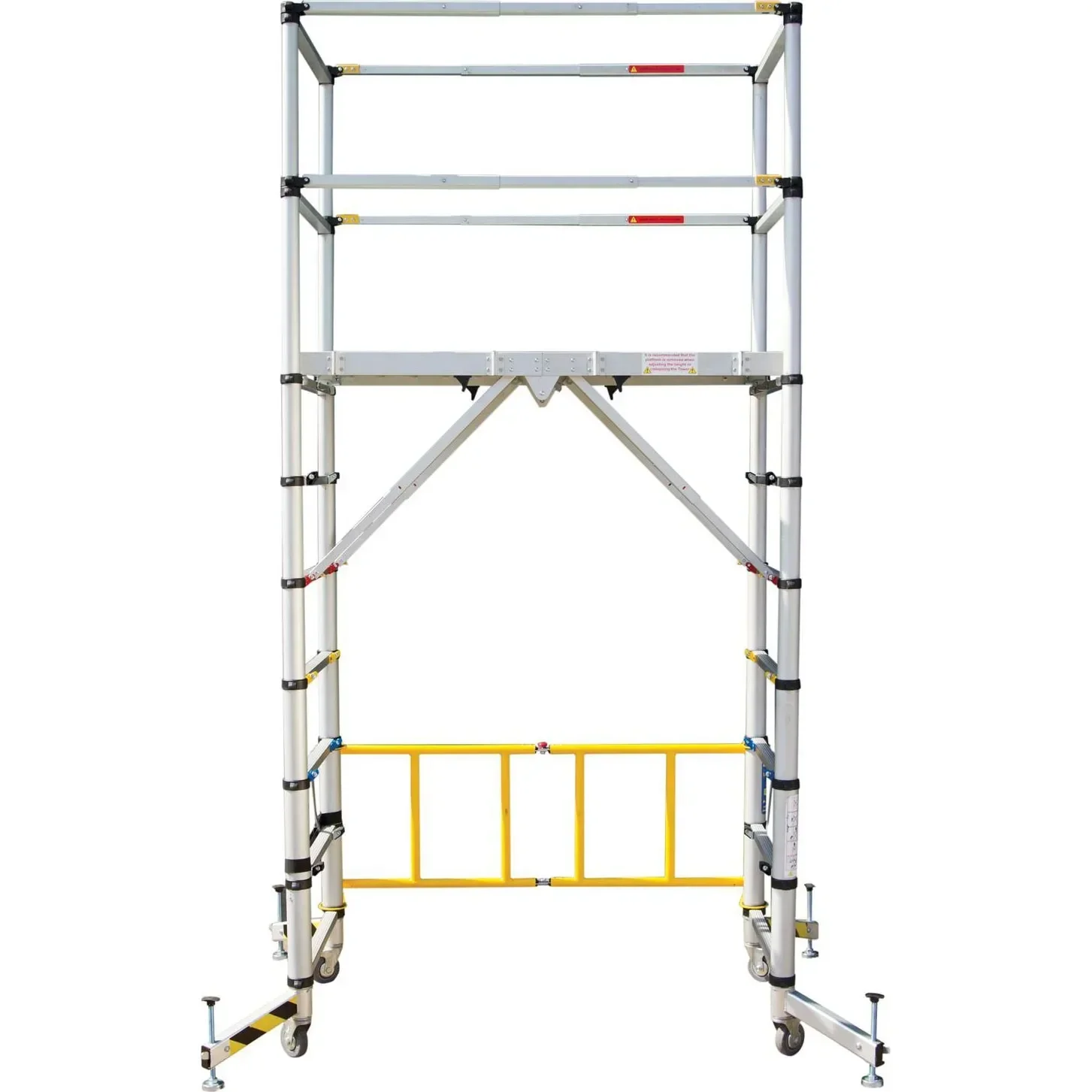 Climbing Mobile Telescopic Scaffold Aluminum  Tower Easy Move Tools 4