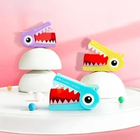Faber-Castell Pencil Sharpener Green/Blue/Purple/Yellow Dinosaur Cute Cutting Stationery Manual Single Hole Pencil Sharpener 6