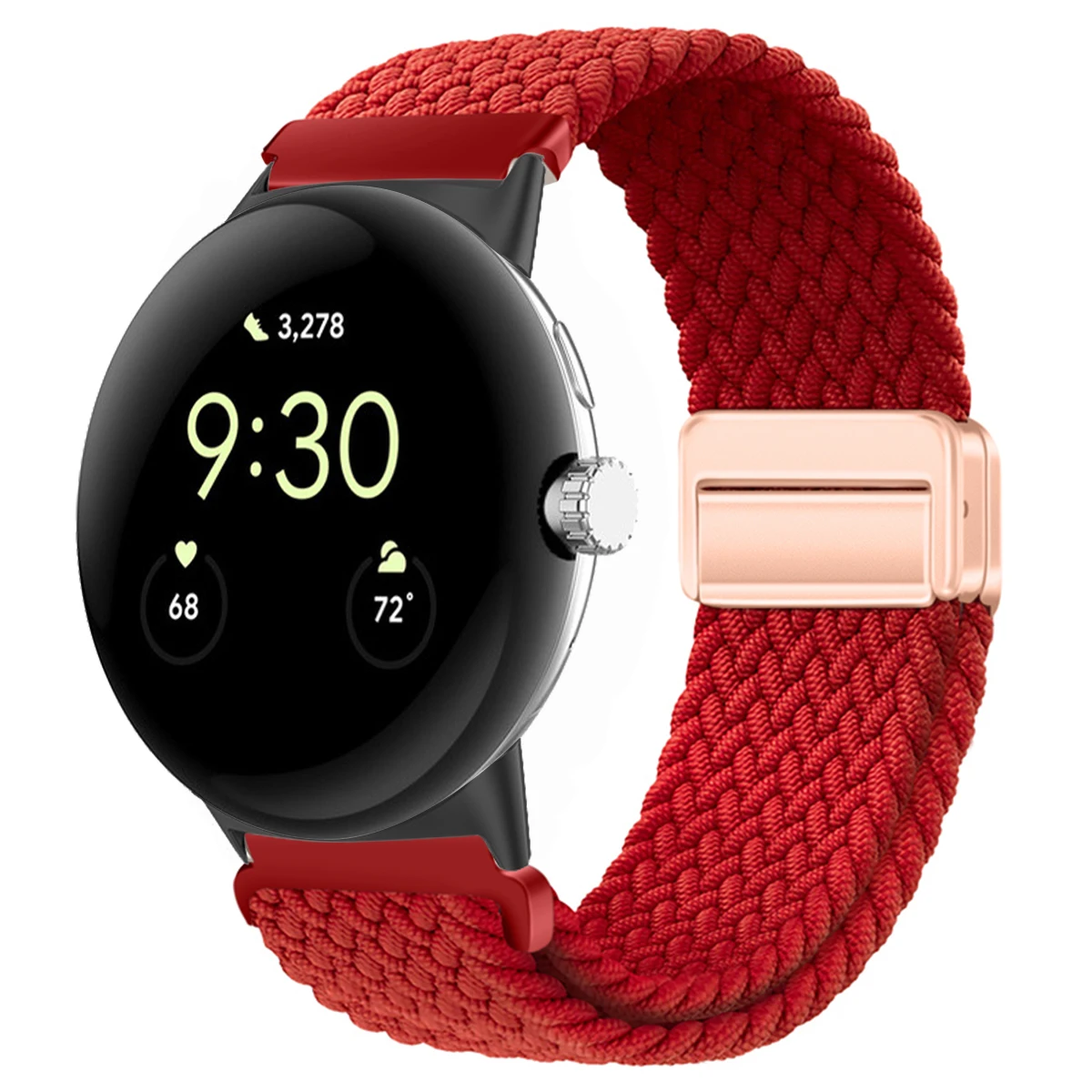 Nylon Braided Magnetic Wristband Bracelet - Universal Fit