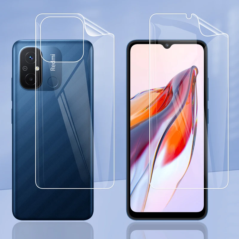 Per Xiaomi Redmi 12C 6.71 "Clear Tpu / Matte Anti-Impronte Hydrogel Full Cover Soft Screen Protector Film