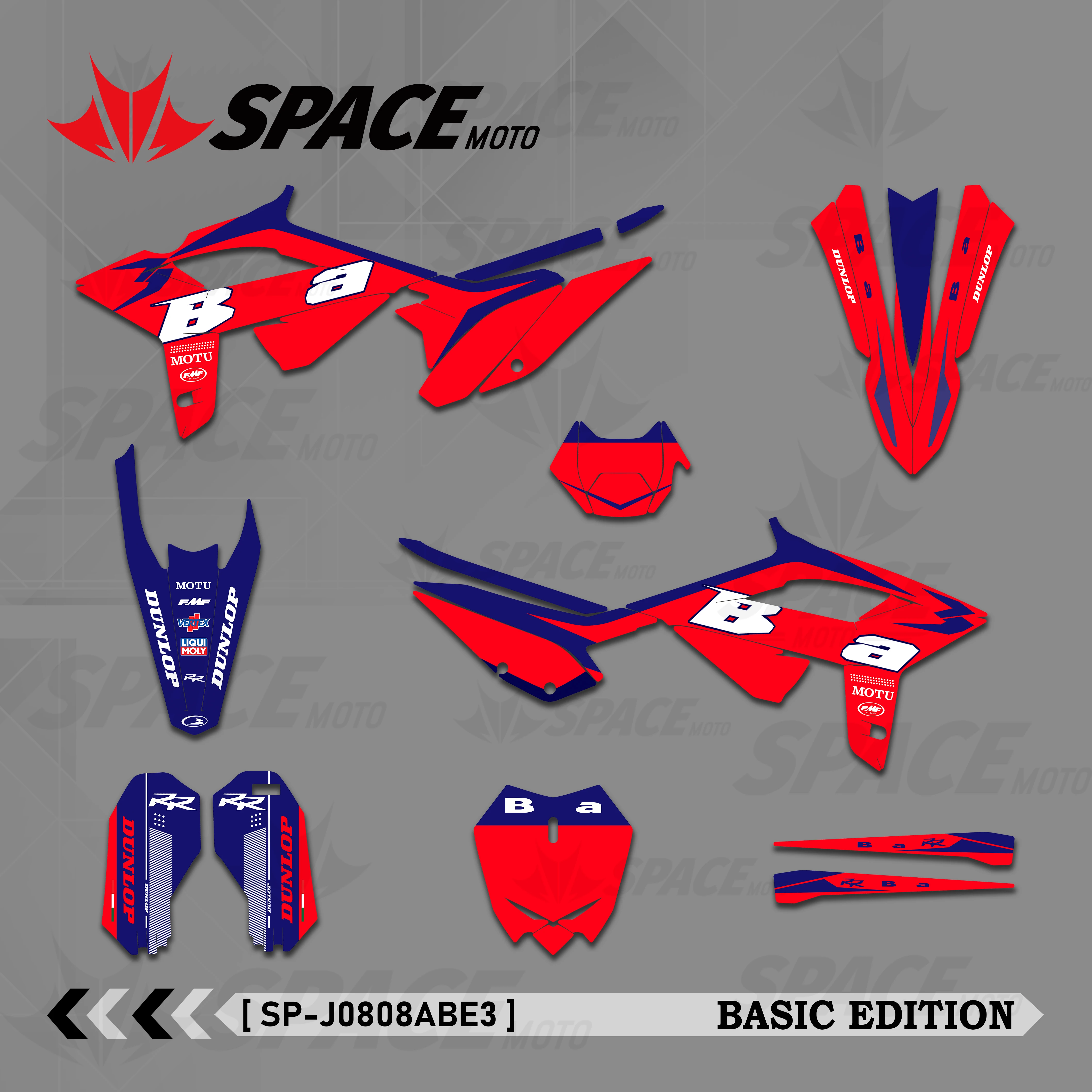 

SPACE For Beta RR 2020 2021 2022 125 200 250 300 350 390 430 480 Graphics Decals Stickers Motorcycle Background Custom Number