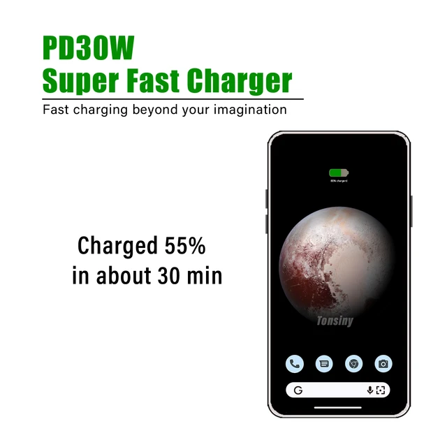 18w chargeur compatible avec google pixel 6,6 pro,5,4a 5g,4a,4,3a