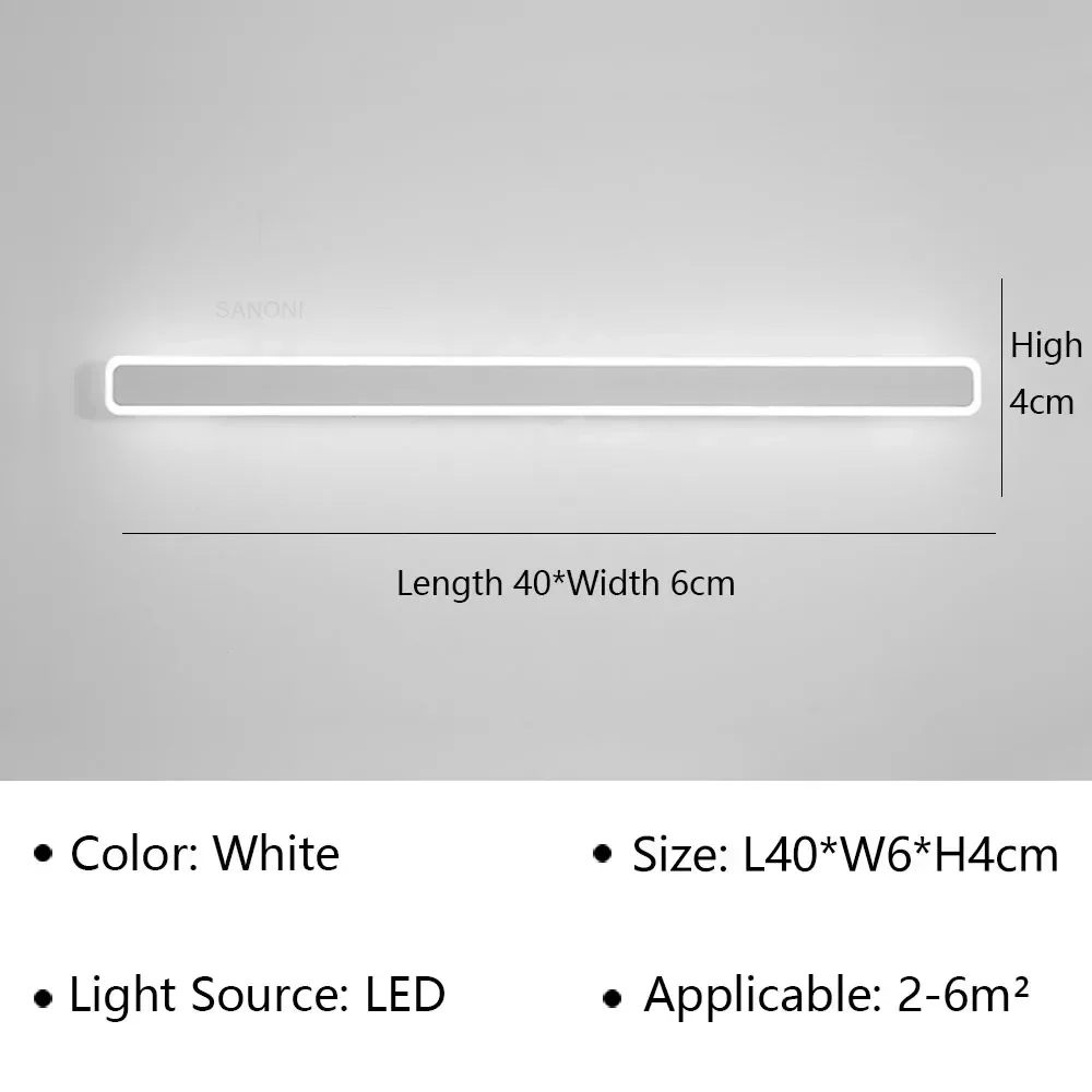 מנורת קיר מודרנית למסדרון עם תאורת LED במגוון מיקומים לכניסה לחדר שינה, מסדרון או עיצוב הבית