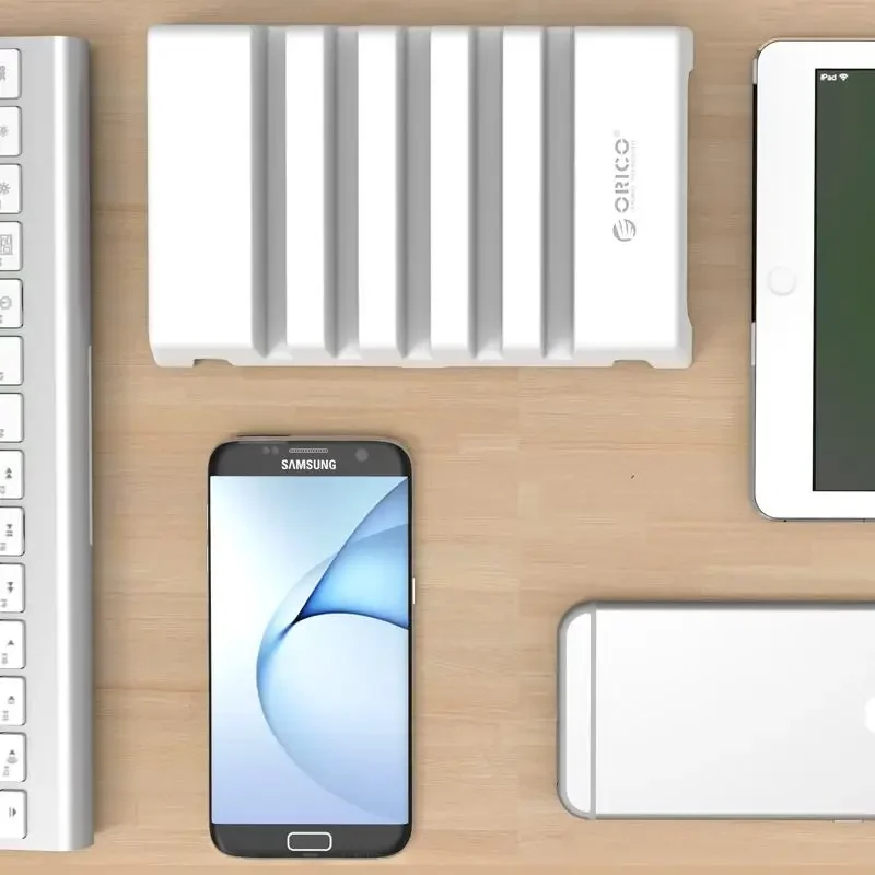 ORICO DK305 5슬롯 데스크탑 충전 브래킷 범용 멀티 컬러 장치 메모장 충전 스탠드 스마트폰 태블릿에 적합