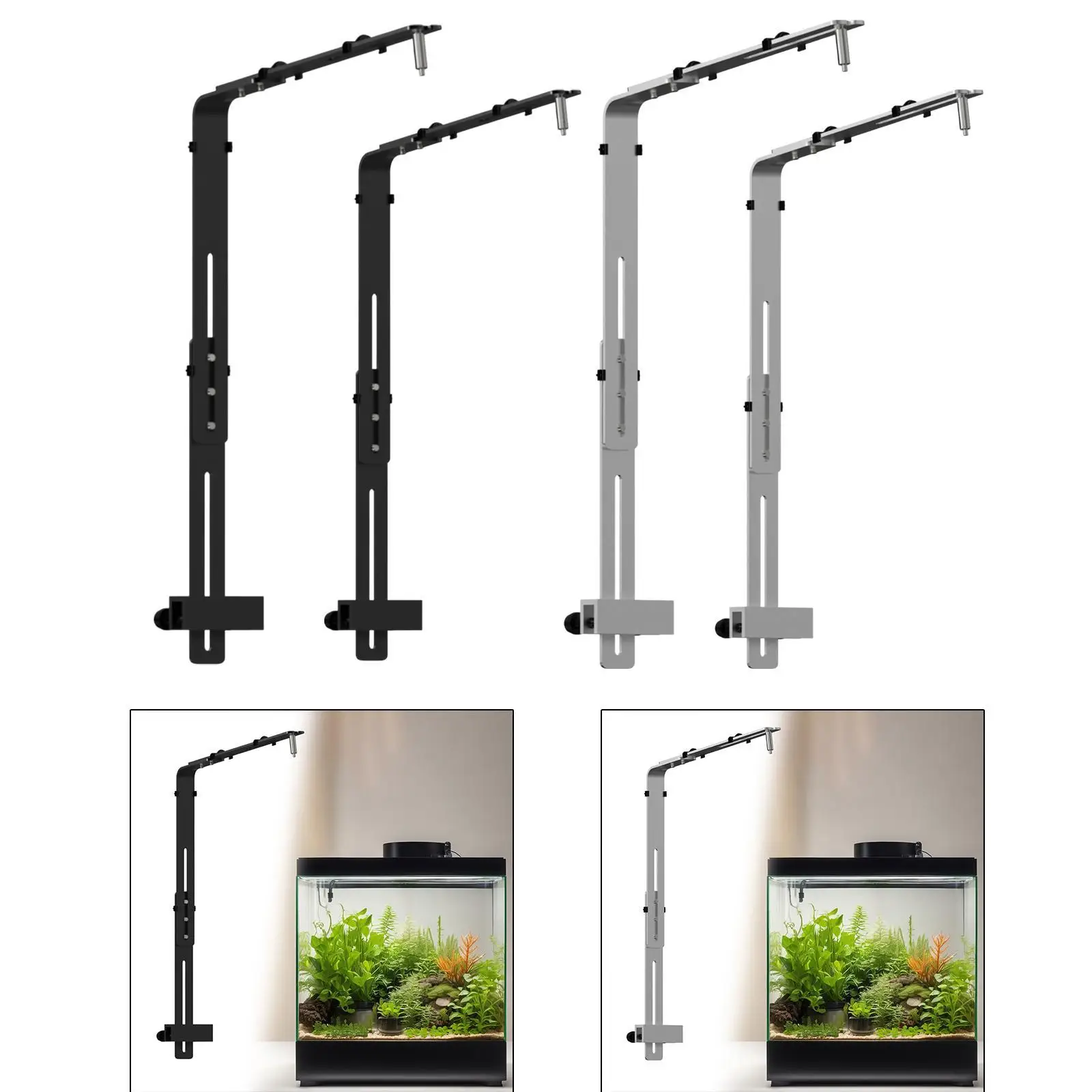 Fish Tank Light Bracket Adjustable Lamp Bracket Sturdy Fish Tank Lamp Holder