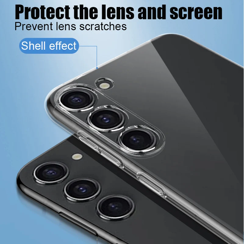 Transparent Silicone Soft Phone Case - Shockproof and Flexible Cover