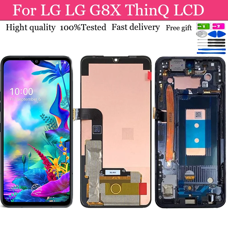 

Original 6.4" For LG G8X ThinQ LCD Display Touch Screen Digitizer Assembly Replacement