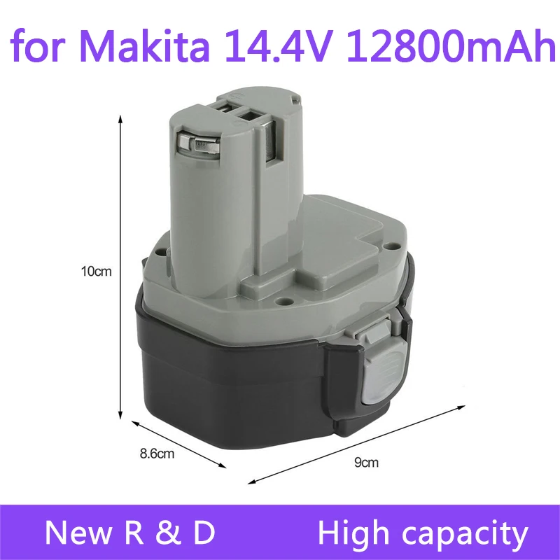 Новинка для Makita 14,4 V NI-Cd 12800mAh Сменный аккумулятор для Makita аккумулятор 14,4 V PA14 1420 1422 1433 1434 1435F 192699-A Новинка для Makita 14,4 V NI-Cd 12800mAh Сменный аккумулятор для Makita аккумулятор 14,4 V PA14 1420 1422 1433 1434 1435F 192699-A