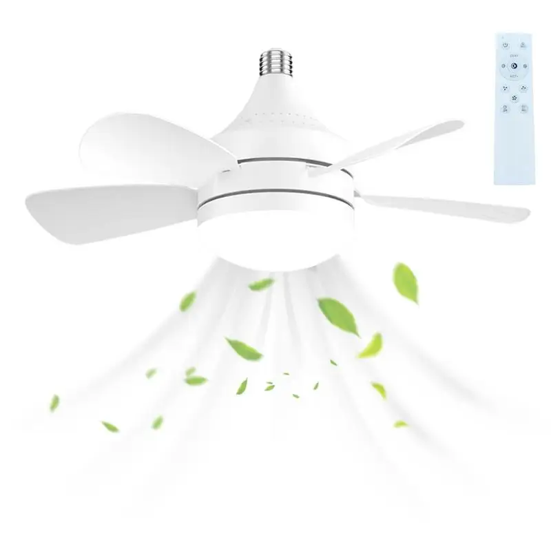 

20.5-inch LED 40W ceiling fan light E27 with remote dimming function suitable for living room study and home use 85-265V