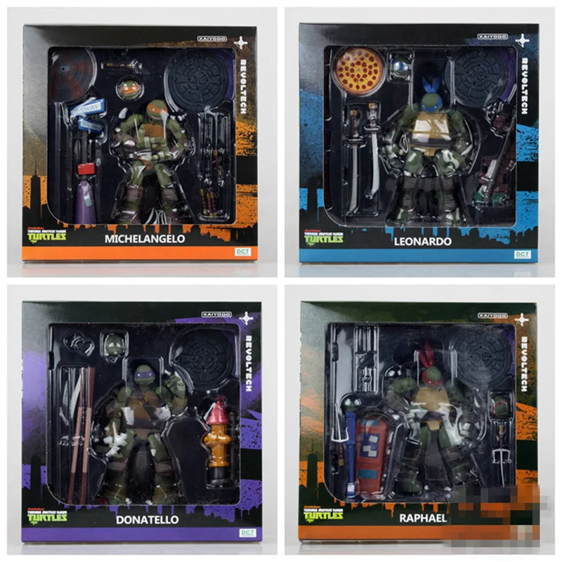 TMNT экшн-Фигурка Черепашки-ниндзя Подвижные модели игрушек |